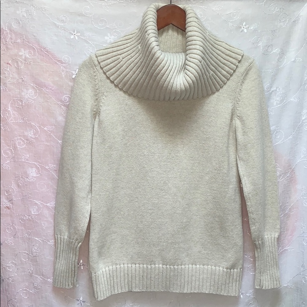 Nautica cowl neck sweater size S